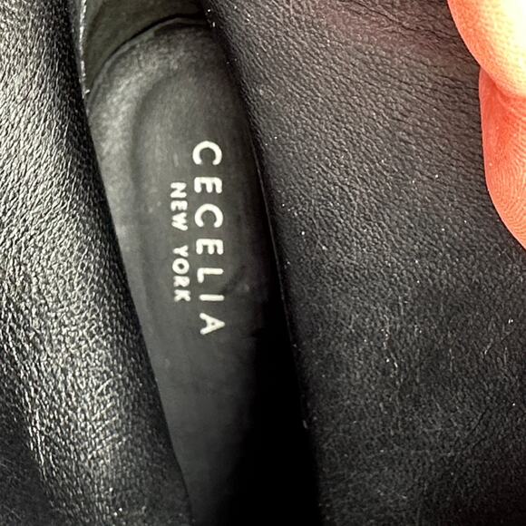 CECELIA NEW YORK x ANTHROPOLOGIE Kimball Western Bootie Black Leather Sz 39 $248 - Picture 8 of 8